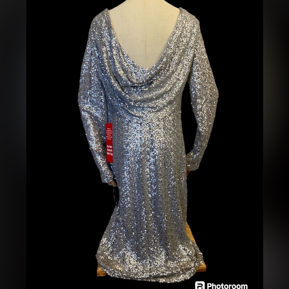 NWT Marina Sequined Dress. Size 14 - Picture 2 of 6